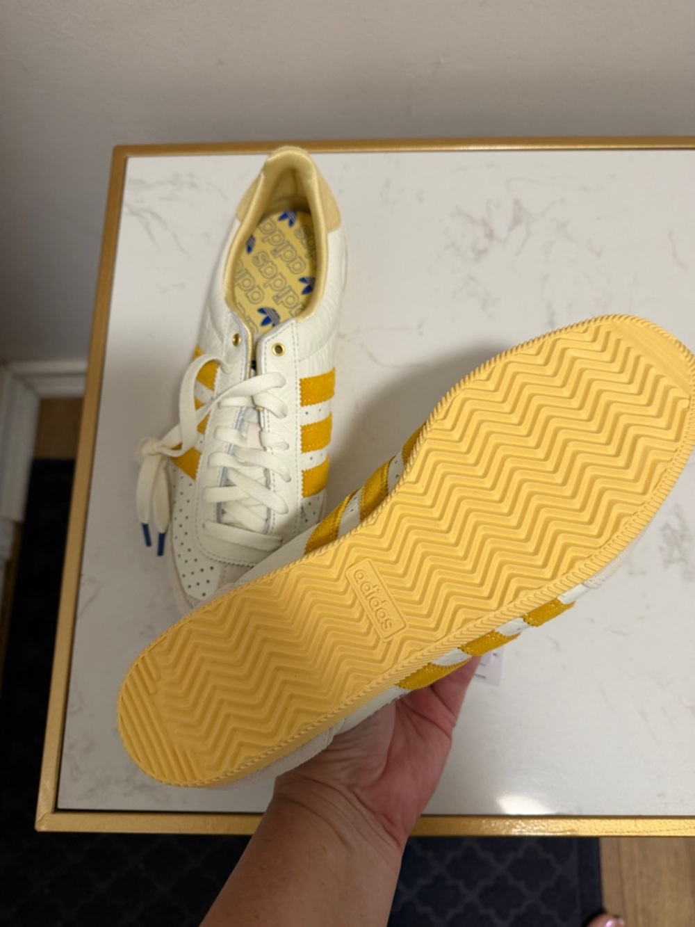 adidas Japan originals yellow stripe/sole. NWT no box. - Picture 6 of 6